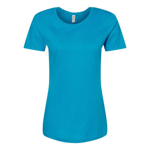 IC47WR Fruit of the Loom Women's Iconic T-Shirt Pacific Blue