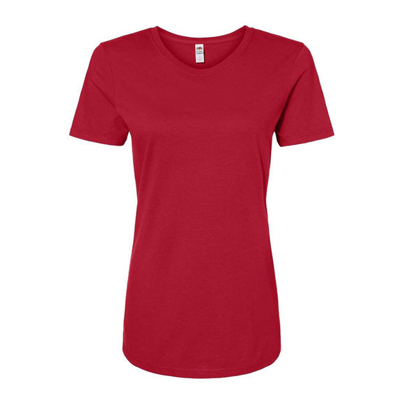 IC47WR Fruit of the Loom Women's Iconic T-Shirt True Red