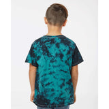 20BCR Dyenomite Youth Crystal Tie-Dyed T-Shirt Black/ Teal