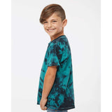 20BCR Dyenomite Youth Crystal Tie-Dyed T-Shirt Black/ Teal