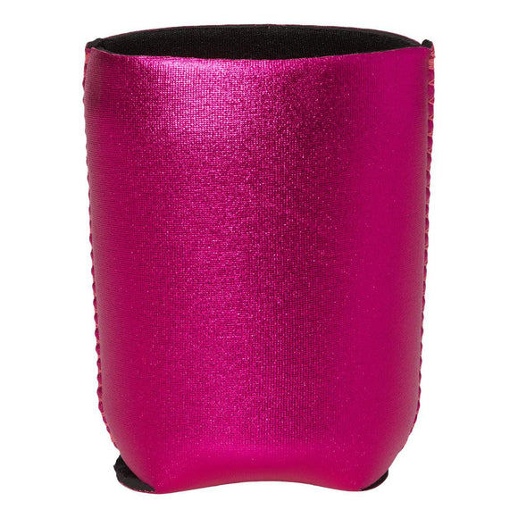 FT007M Liberty Bags Metallic Neoprene Can Holder Metallic Pink