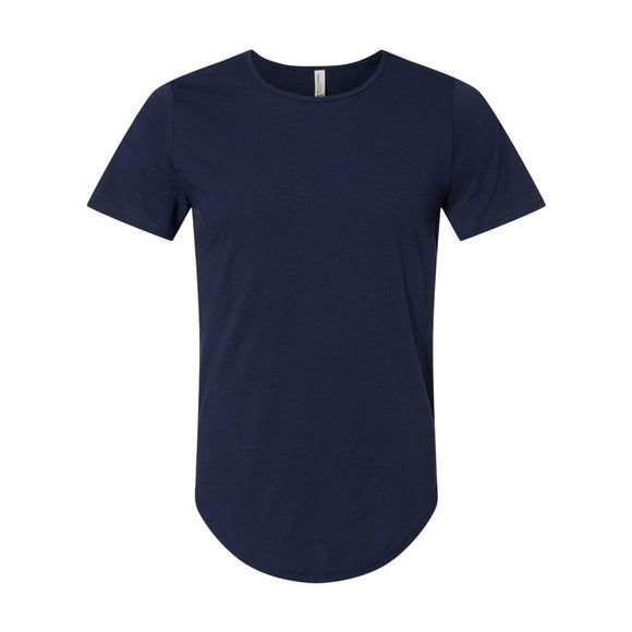 3003 BELLA + CANVAS Jersey Curved Hem Tee Navy