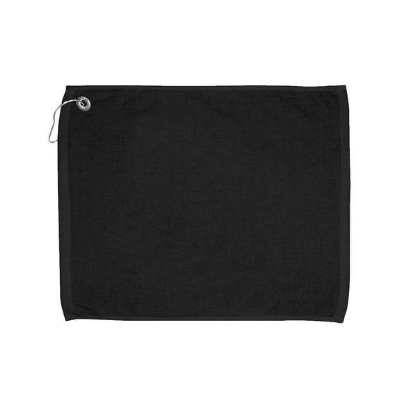 C162523GH Carmel Towel Company Golf Towel Black