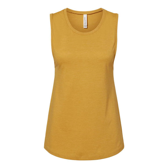 6003 BELLA + CANVAS Women's Jersey Muscle Tank Heather Mustard