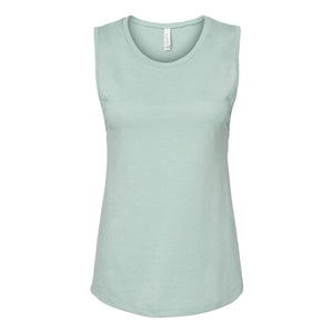 6003 BELLA + CANVAS Women's Jersey Muscle Tank Heather Dusty Blue