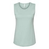 6003 BELLA + CANVAS Women's Jersey Muscle Tank Heather Dusty Blue