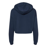 7502 BELLA + CANVAS Women's Crop Fleece Hoodie Navy