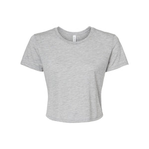 8882 BELLA + CANVAS Women’s Flowy Crop Tee Athletic Heather