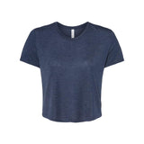 8882 BELLA + CANVAS Women’s Flowy Crop Tee Heather Navy