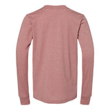 3501Y BELLA + CANVAS Youth Jersey Long Sleeve Tee Heather Mauve