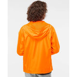 EXP54LWZ Independent Trading Co. Lightweight Windbreaker Full-Zip Jacket Safety Orange