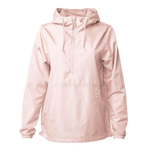 EXP54LWP Independent Trading Co. Lightweight Quarter-Zip Windbreaker Pullover Jacket Blush