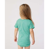 4424 Rabbit Skins Infant Fine Jersey Bodysuit Saltwater