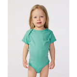 4424 Rabbit Skins Infant Fine Jersey Bodysuit Saltwater