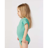 4424 Rabbit Skins Infant Fine Jersey Bodysuit Saltwater