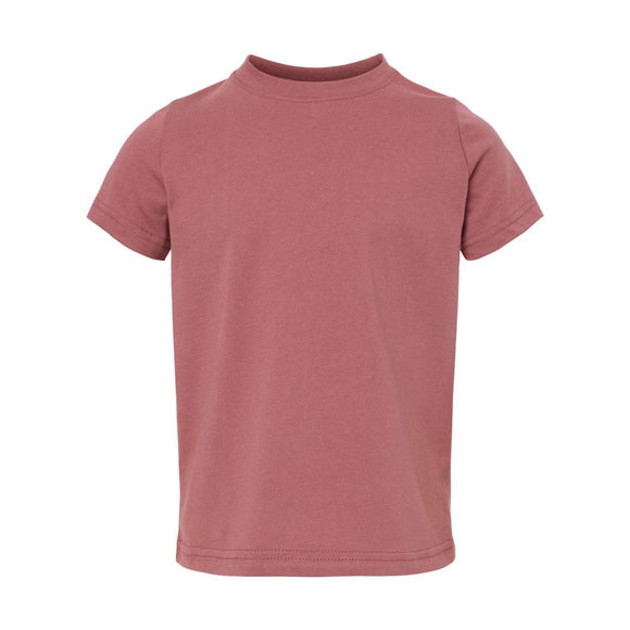 3321 Rabbit Skins Toddler Fine Jersey Tee Rouge