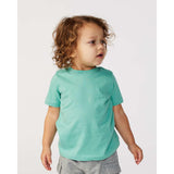 3321 Rabbit Skins Toddler Fine Jersey Tee Saltwater