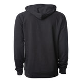 SS1000 Independent Trading Co. Icon Lightweight Loopback Terry Hooded Sweatshirt Black