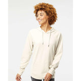 SS1000 Independent Trading Co. Icon Lightweight Loopback Terry Hooded Sweatshirt Bone