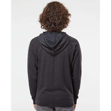 SS1000 Independent Trading Co. Icon Lightweight Loopback Terry Hooded Sweatshirt Charcoal Heather