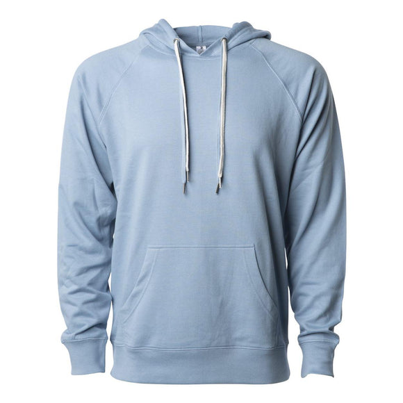 SS1000 Independent Trading Co. Icon Lightweight Loopback Terry Hooded Sweatshirt Misty Blue