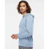 SS1000 Independent Trading Co. Icon Lightweight Loopback Terry Hooded Sweatshirt Misty Blue