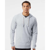 SS1000 Independent Trading Co. Icon Lightweight Loopback Terry Hooded Sweatshirt Athletic Heather