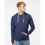 SS1000 Independent Trading Co. Icon Lightweight Loopback Terry Hooded Sweatshirt Indigo