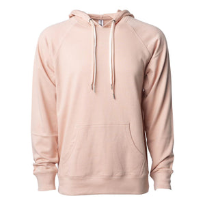 SS1000 Independent Trading Co. Icon Lightweight Loopback Terry Hooded Sweatshirt Rose