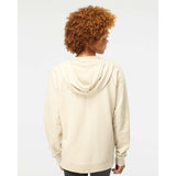 SS1000Z Independent Trading Co. Icon Lightweight Loopback Terry Full-Zip Hooded Sweatshirt Bone