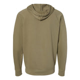 SS1000Z Independent Trading Co. Icon Lightweight Loopback Terry Full-Zip Hooded Sweatshirt Olive