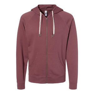 SS1000Z Independent Trading Co. Icon Lightweight Loopback Terry Full-Zip Hooded Sweatshirt Port