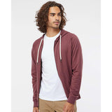 SS1000Z Independent Trading Co. Icon Lightweight Loopback Terry Full-Zip Hooded Sweatshirt Port