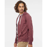 SS1000Z Independent Trading Co. Icon Lightweight Loopback Terry Full-Zip Hooded Sweatshirt Port