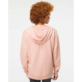 SS1000Z Independent Trading Co. Icon Lightweight Loopback Terry Full-Zip Hooded Sweatshirt Rose