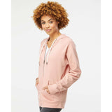 SS1000Z Independent Trading Co. Icon Lightweight Loopback Terry Full-Zip Hooded Sweatshirt Rose