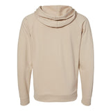 SS1000Z Independent Trading Co. Icon Lightweight Loopback Terry Full-Zip Hooded Sweatshirt Sand