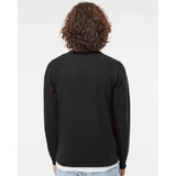 SS1000C Independent Trading Co. Icon Lightweight Loopback Terry Crewneck Sweatshirt Black