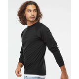 SS1000C Independent Trading Co. Icon Lightweight Loopback Terry Crewneck Sweatshirt Black