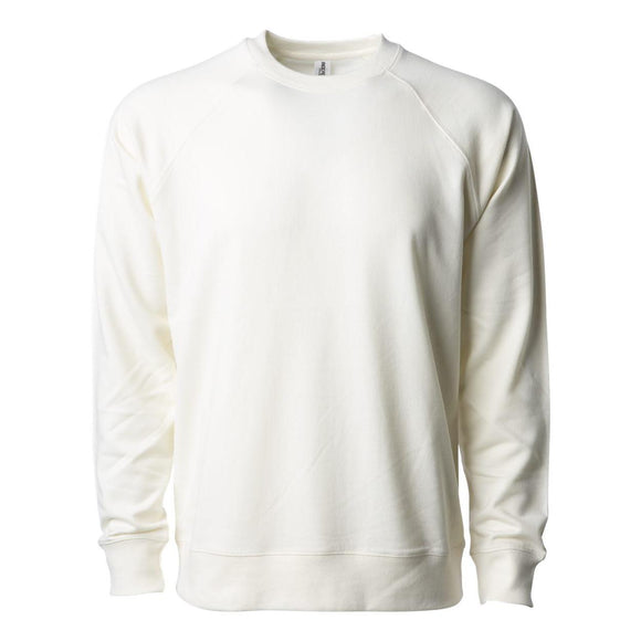 SS1000C Independent Trading Co. Icon Lightweight Loopback Terry Crewneck Sweatshirt Bone