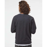 SS1000C Independent Trading Co. Icon Lightweight Loopback Terry Crewneck Sweatshirt Charcoal Heather