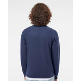 SS1000C Independent Trading Co. Icon Lightweight Loopback Terry Crewneck Sweatshirt Indigo