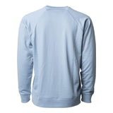 SS1000C Independent Trading Co. Icon Lightweight Loopback Terry Crewneck Sweatshirt Misty Blue