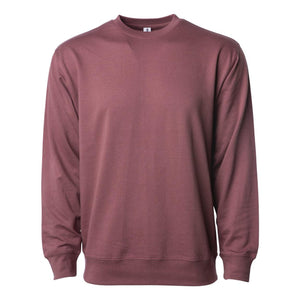 SS1000C Independent Trading Co. Icon Lightweight Loopback Terry Crewneck Sweatshirt Port