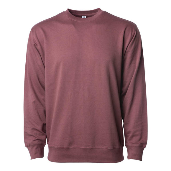 SS1000C Independent Trading Co. Icon Lightweight Loopback Terry Crewneck Sweatshirt Port