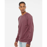 SS1000C Independent Trading Co. Icon Lightweight Loopback Terry Crewneck Sweatshirt Port