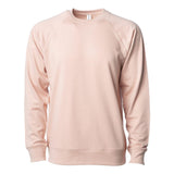 SS1000C Independent Trading Co. Icon Lightweight Loopback Terry Crewneck Sweatshirt Rose