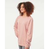 SS1000C Independent Trading Co. Icon Lightweight Loopback Terry Crewneck Sweatshirt Rose