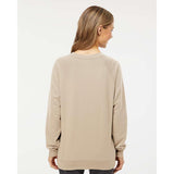 SS1000C Independent Trading Co. Icon Lightweight Loopback Terry Crewneck Sweatshirt Sand