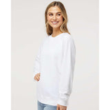 SS1000C Independent Trading Co. Icon Lightweight Loopback Terry Crewneck Sweatshirt White